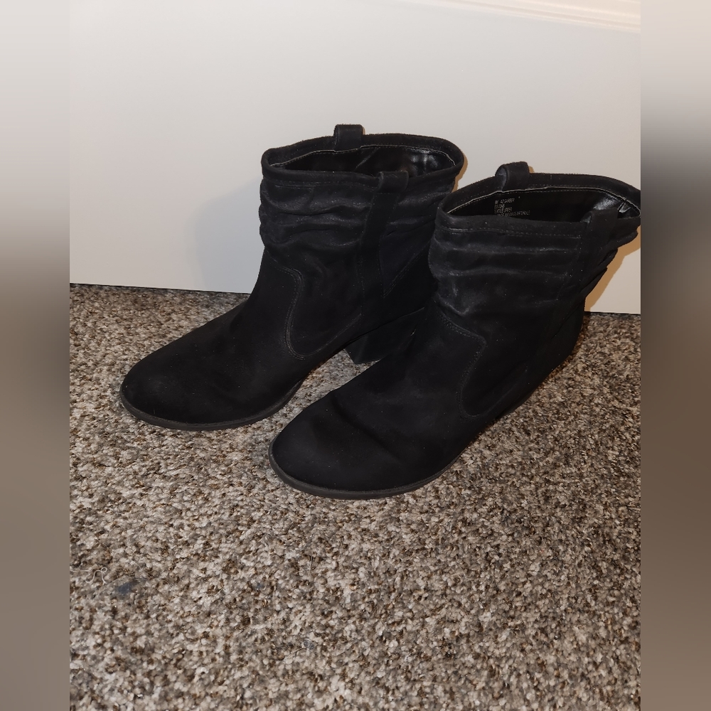 Suede ankle boots